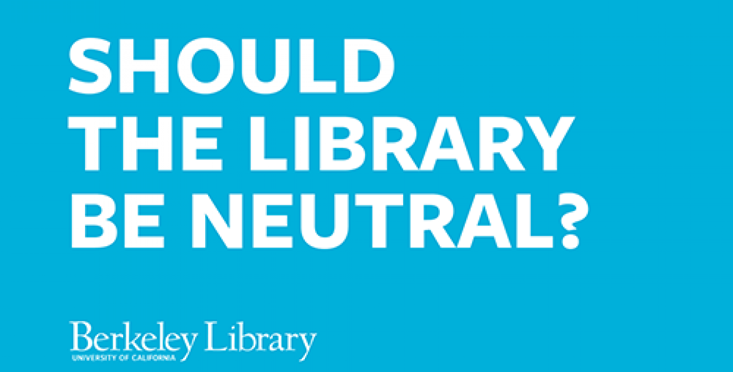 Should the library be neutral?
