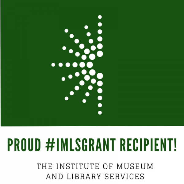 Proud #IMLSGRANT recipient badge
